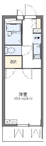 レオパレスサクセスファクターの間取り