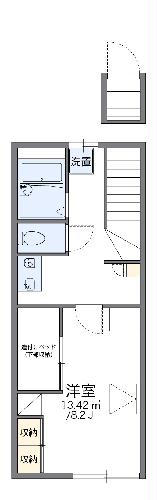 レオパレスサニープレイスの間取り