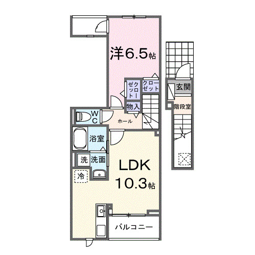 ソレイユの間取り