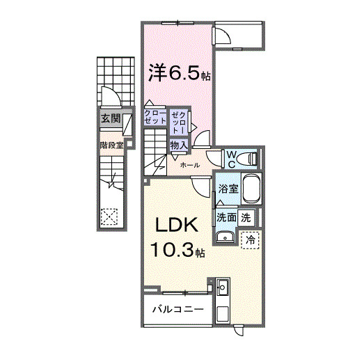 ソレイユの間取り