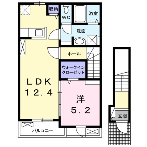 サク・ラ　トゥー・02020号室の間取り