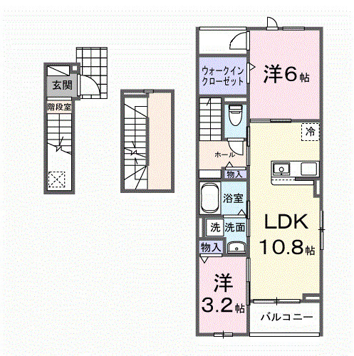 ソレイユの間取り