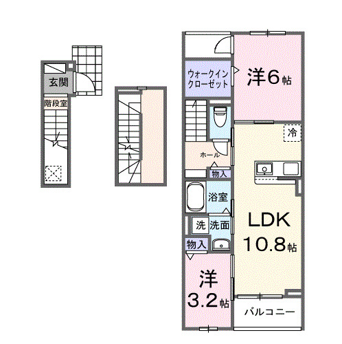 ソレイユの間取り