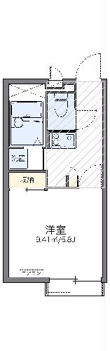 レオパレススペーシア　東池袋の間取り