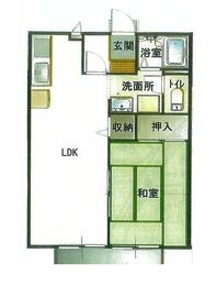 エクレールAの間取り