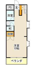 メゾン新栄Ⅲの間取り