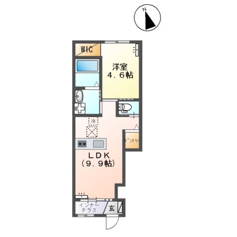 エスポアメゾンMの間取り