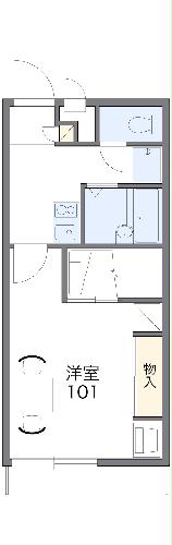レオパレスパミドールの間取り