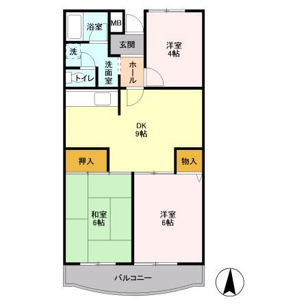 サンボナールの間取り