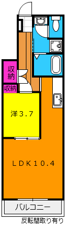 バルカロールの間取り