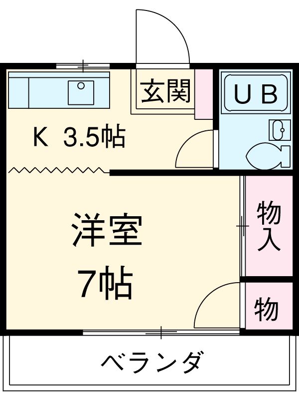 青雲荘の間取り