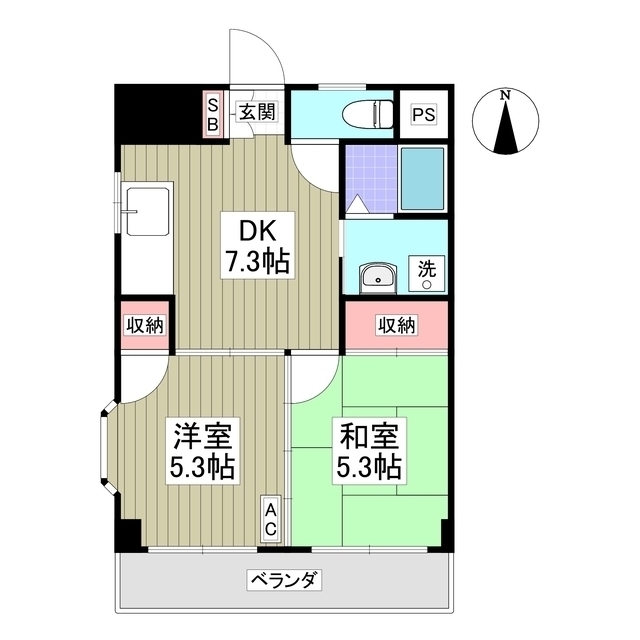 アルファーレジデンスの間取り