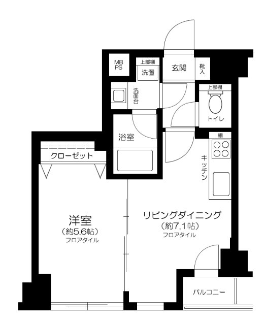 ダイアパレス飯田橋Ⅱの間取り