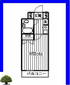 スカイコート相模原第6の間取り