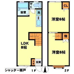 ミーテ江坂の間取り