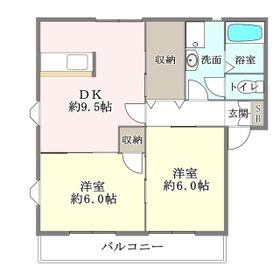 ハピネスⅠの間取り