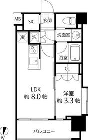 リリエンベルグ目白壱番館・705号室の間取り