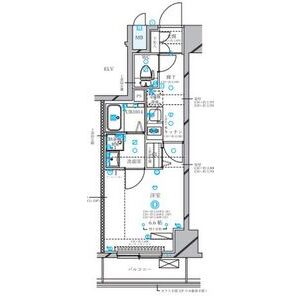 ディアレイシャス東別院Ⅲの間取り
