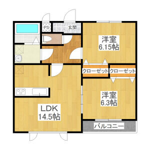 クラウドヒルズの間取り