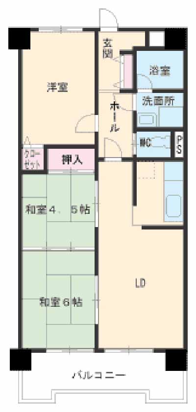 グランドハイリス上社の間取り