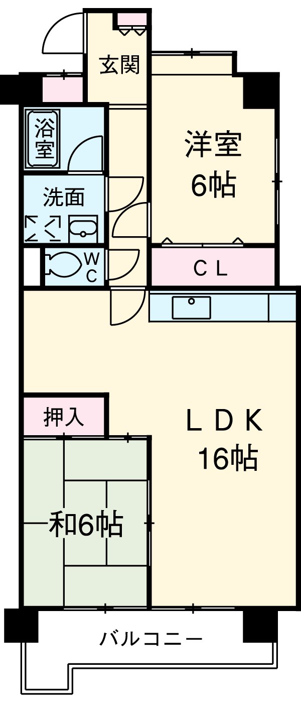 グランドハイリス上社の間取り