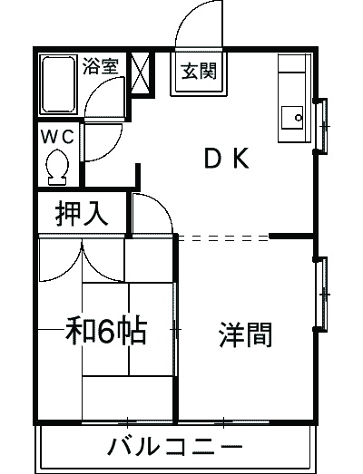 コーポ協和の間取り