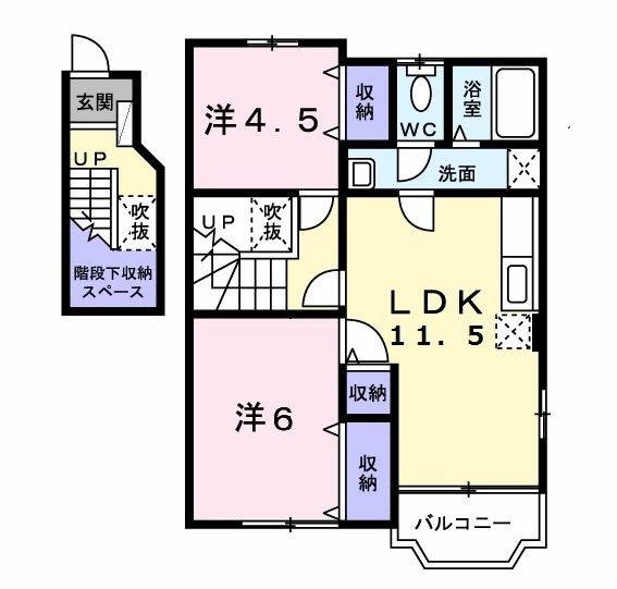 ソルマージュⅡの間取り