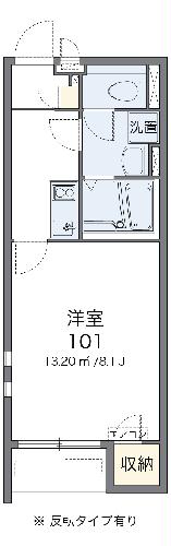 クレイノホワイトレジデンスの間取り