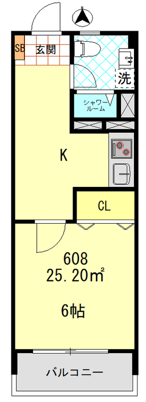 四谷コーエイマンションの間取り