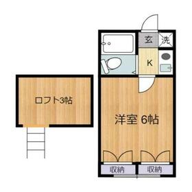 メゾン中和泉の間取り