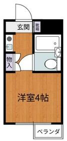 カーサ四谷の間取り