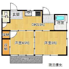 石井アパートの間取り