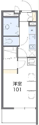 レオパレスプロスパの間取り