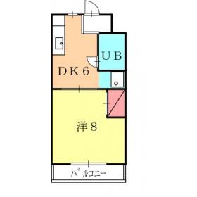 ドミール西野の間取り