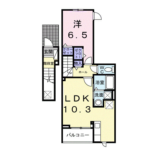 ヒカルサ岡崎蓑川町の間取り