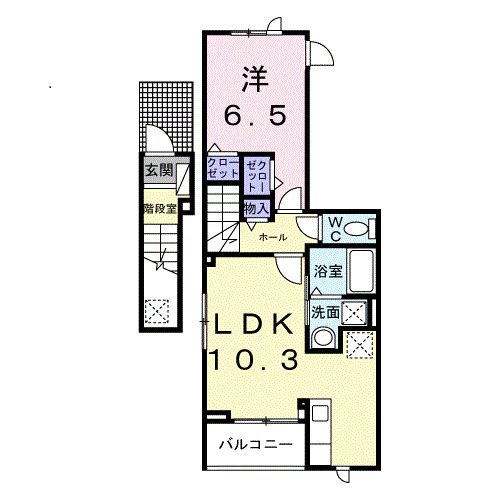 ヒカルサ岡崎蓑川町の間取り