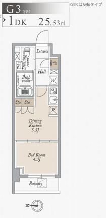 オーキッドレジデンス住吉・0502号室の間取り