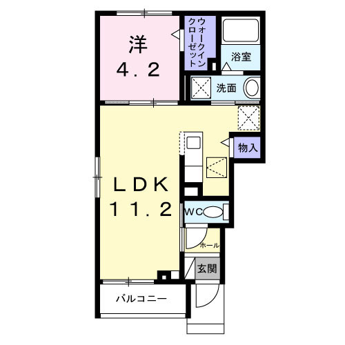 リッカンス ヘム 一番町の間取り