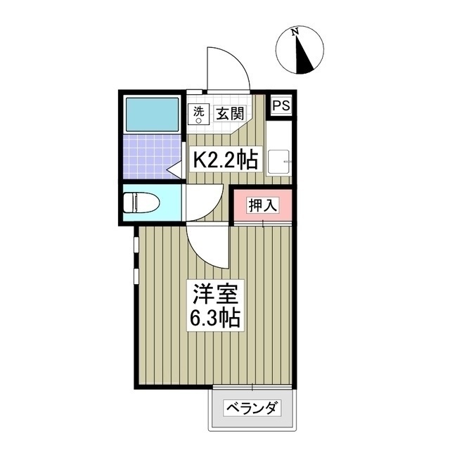 ラ・セゾン 高崎の間取り