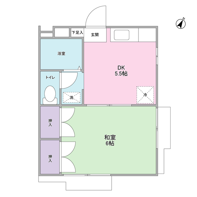 フェリース本郷台A棟の間取り