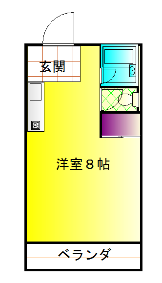 メゾネット・葵の間取り