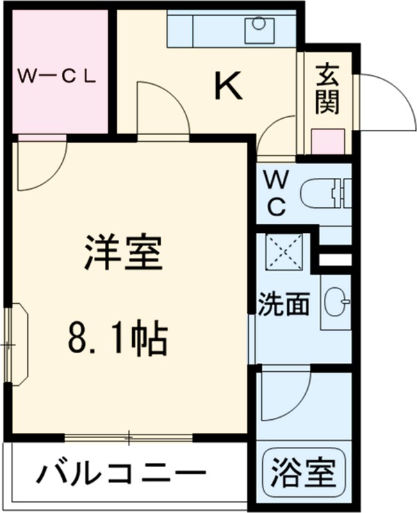 ベルビレッジ覚王山の間取り