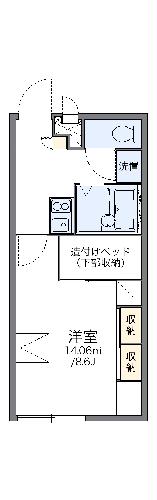 レオパレスアヴニールの間取り