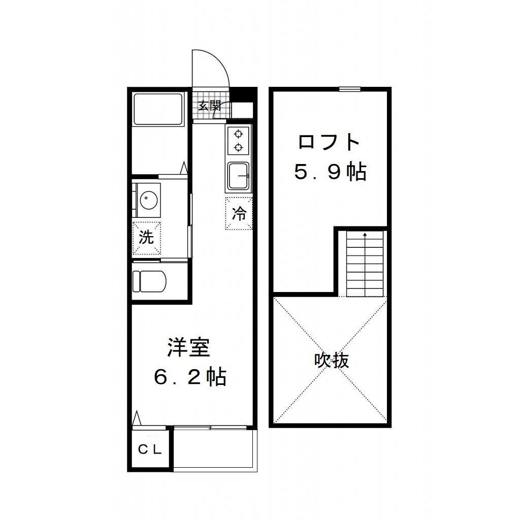 フェイストハイツの間取り