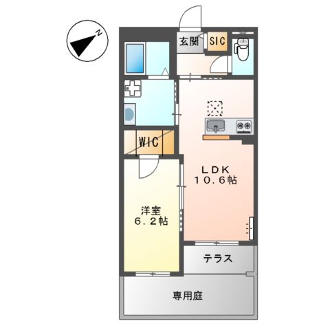 N’ s ARK(エヌズアーク)の間取り