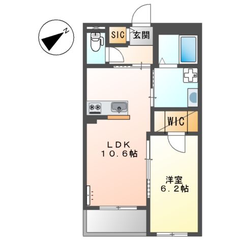 N’ s ARK(エヌズアーク)の間取り