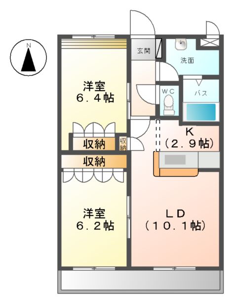 オアシスの間取り