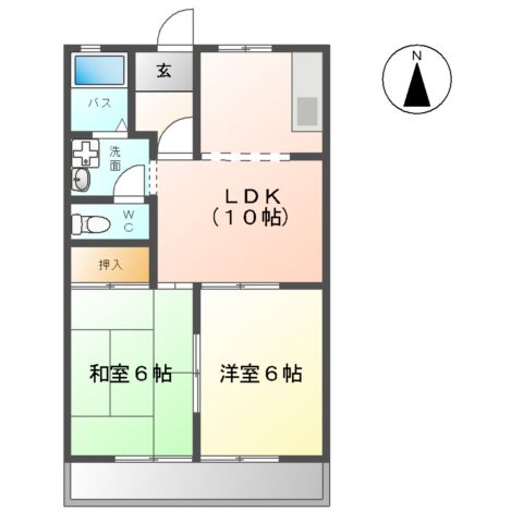 メゾンドジョイフルの間取り
