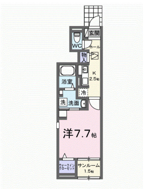 ヒカルサ豊橋東田町Ⅰの間取り