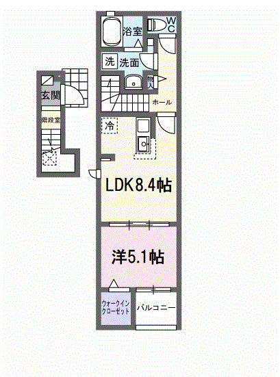 ヒカルサ豊橋東田町Ⅰの間取り